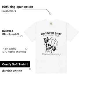 Style White Cement 4s With This Don't Stress TShirt Features