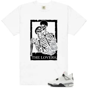 Lovers Tee for White Cement 4s Sneakers