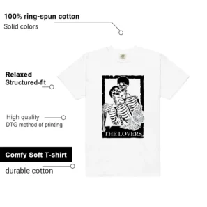Lovers Tee for White Cement 4s Sneakers Features