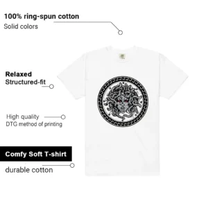 Medusa Tee for White Cement 4s Kicks Features
