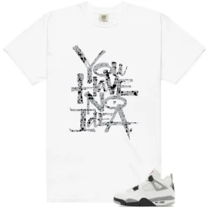 You Have No Idea Tshirt to Match White Cement 4s Outfit