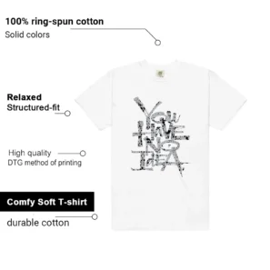 You Have No Idea Tshirt to Match White Cement 4s Outfit Features