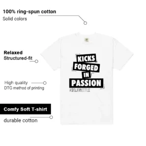 Passion Kicks Tee - Perfect Match for White Cement 4s Features