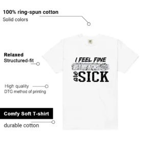 White Cement 4s Match: Sick Kicks Shirt Features