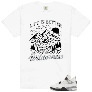 Wilderness Tee - Perfect with White Cement 4s