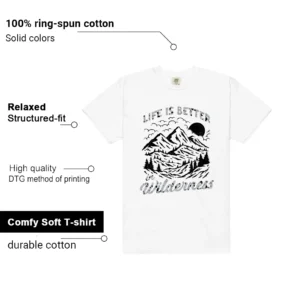 Wilderness Tee - Perfect with White Cement 4s Features