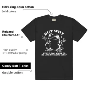But Why Frog Shirt to Match Panda Dunks | Viral Meme Tee - Additional View - Panda Dunks Matching Tee