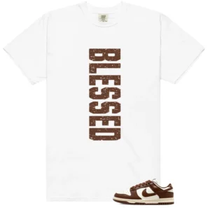 Cacao Wow Dunk Matching T-shirt Blessed