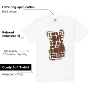 Cacao Wow Dunk Matching T-shirt Die Young Features