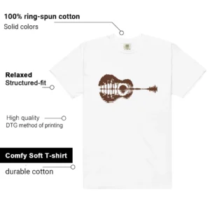 Cacao Wow Dunk Matching T-shirt Guitar Features