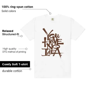 Cacao Wow Dunk Matching T-shirt No Idea Features