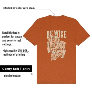 3s Retro WMNS Starfish Be Wise Graphic Shirt features