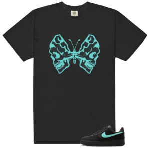 Air Force 1 Tiffany Butterfly Skulls Matching Tees