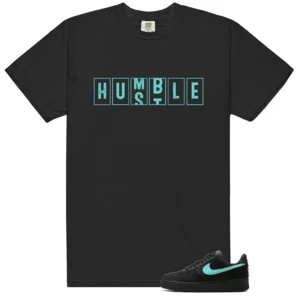 Air Force 1 Tiffany Hustle Humble Match Shirt