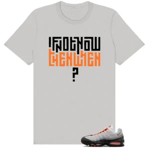 Air Max 95 OG Bright Mandarin Style T-shirt Motivational Graphic