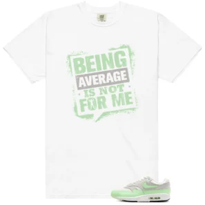 Average Not Me Shirt to match Essential Vapor Green