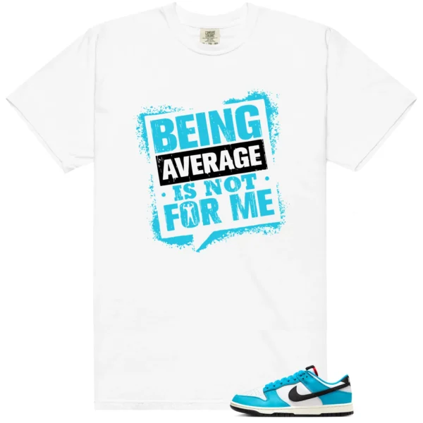 Average Not Me Tee Matches Nike Dunk Next Nature N7 Dark Turquoise Sneaker