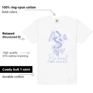 Be Real Tee to Match Nike Dunk Low Next Nature Lilac features