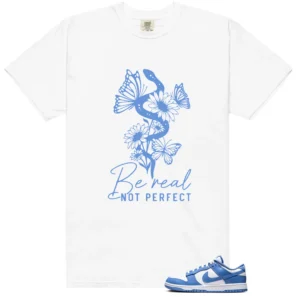 Be Real Tee to Match Polar Blue Dunk