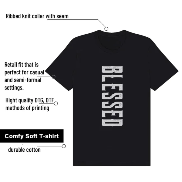 Blessed Tee | ASICS Gel-1130 Black Pure Silver Match shirt features