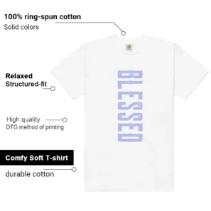 Blessed Tee | Nike Dunk Low Next Nature Lilac Match shirt features