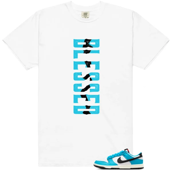 Blessed Tee | Nike Dunk Next Nature N7 Dark Turquoise Match shirt
