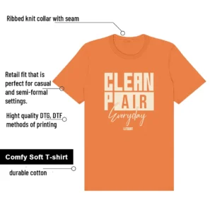Bright Ceramic and Sail Clean Pair Match Shirt features