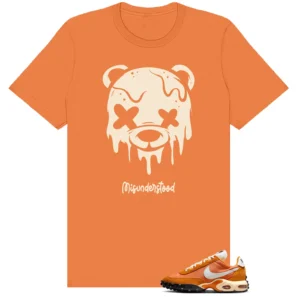 Bright Ceramic and Sail Drippy Bear Graphic Shirt