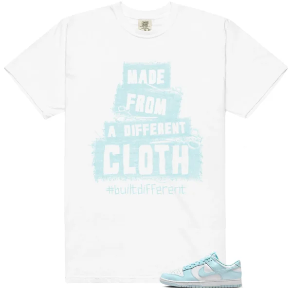 Built Different Tee for Nike Dunk Low Glacier Blue