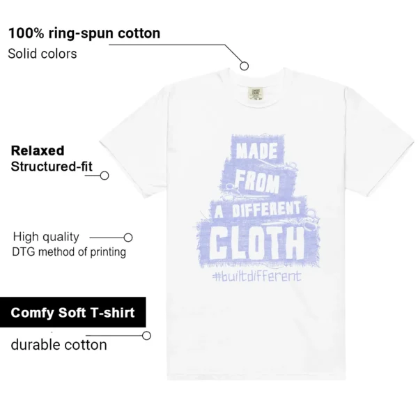 Built Different Tee for Nike Dunk Low Next Nature Lilac features