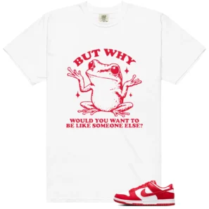 But Why Frog Shirt to Match Nike Dunk Low SP St. John's | Viral Meme Tee