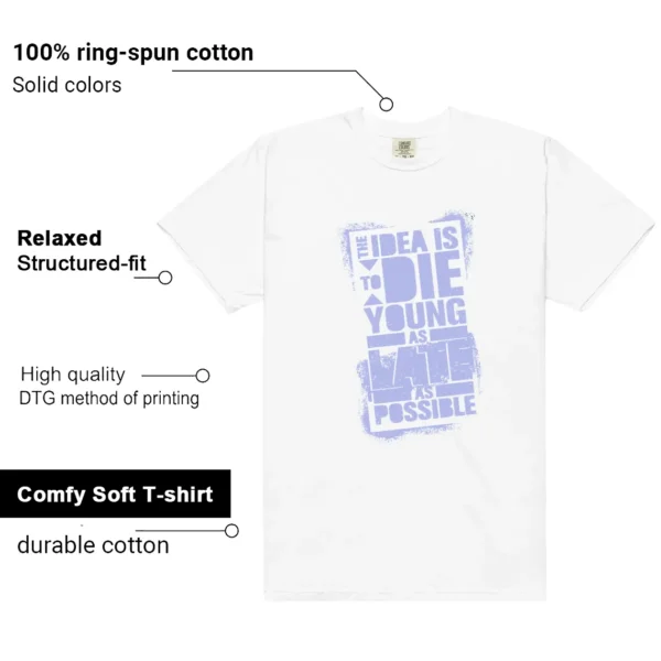 Die Young MatchShirt to Style Nike Dunk Low Next Nature Lilac features