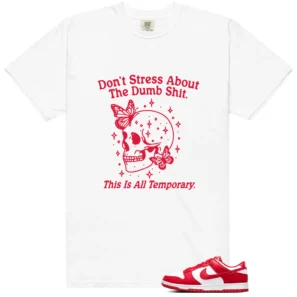 Don't Stress Tee to Match Nike Dunk Low SP St. John's | Chill Vibes Shirt
