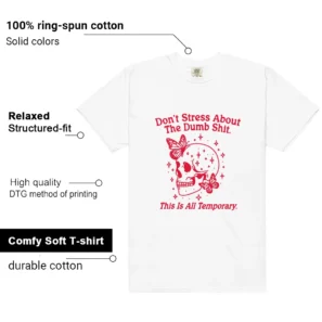 Don't Stress Tee to Match Nike Dunk Low SP St. John's | Chill Vibes Shirt features