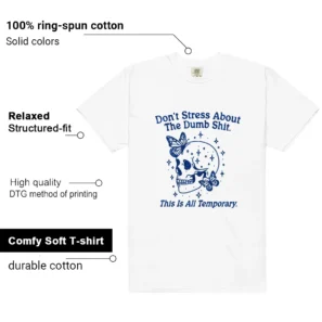 Don't Stress Tee to Match Nike Kobe 6 Protro Dodgers | Chill Vibes Shirt features
