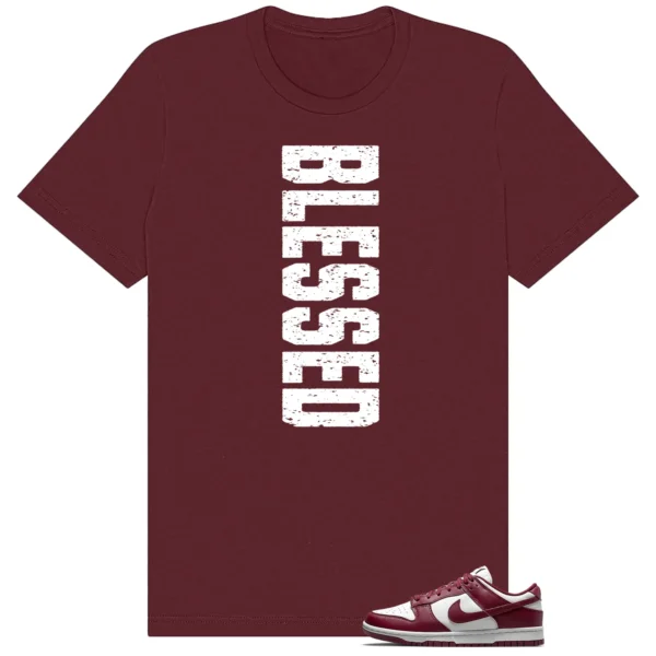 Dunk Low Bordeaux Blessed Shirt