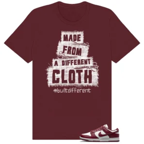Dunk Low Bordeaux Built Different Shirt