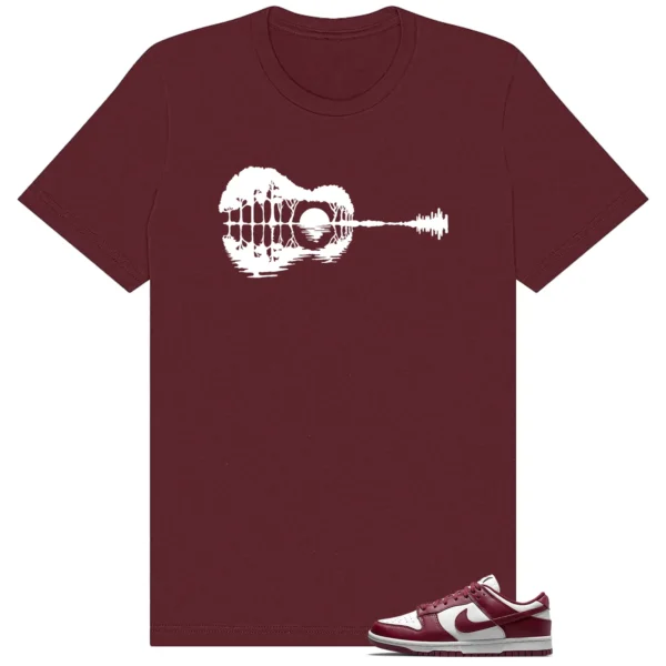 Dunk Low Bordeaux Guitar Shirt