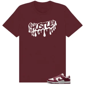 Dunk Low Bordeaux Hustle Drip Shirt