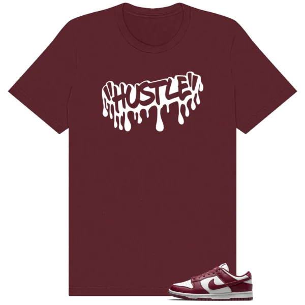 Dunk Low Bordeaux Hustle Drip Shirt