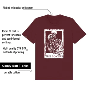 Dunk Low Bordeaux Lovers Shirt features