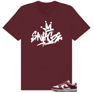Dunk Low Bordeaux Savage Shirt