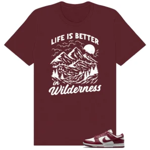 Dunk Low Bordeaux Wilderness Shirt
