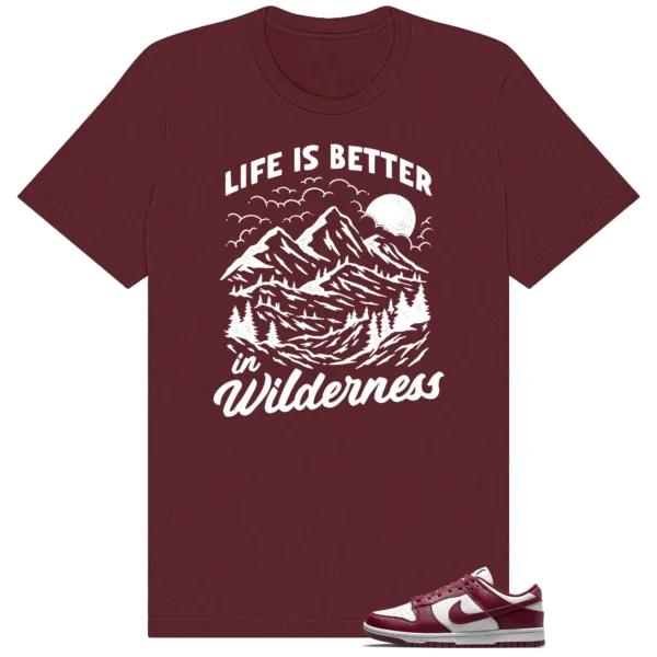 Dunk Low Bordeaux Wilderness Shirt