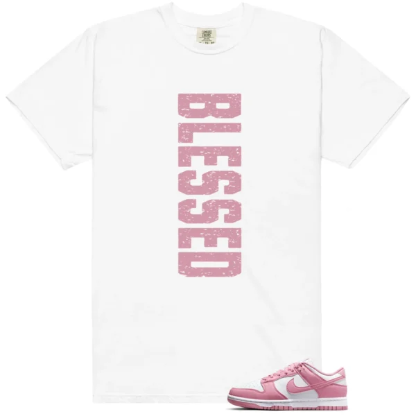 Dunk Low Next Nature Elemental Pink Blessed Shirt