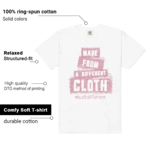 Dunk Low Next Nature Elemental Pink Built Different Shirt features