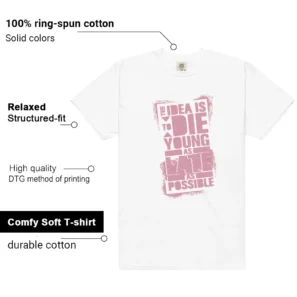Dunk Low Next Nature Elemental Pink Die Young Shirt features