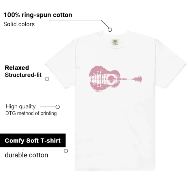 Dunk Low Next Nature Elemental Pink Guitar Shirt features