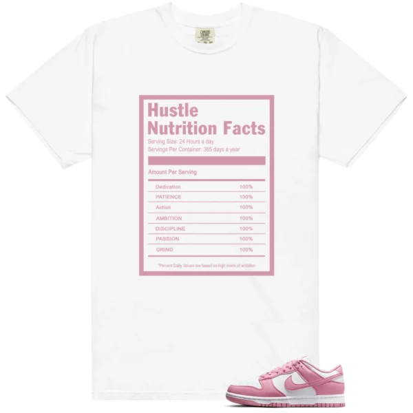Dunk Low Next Nature Elemental Pink Hustle Facts Shirt