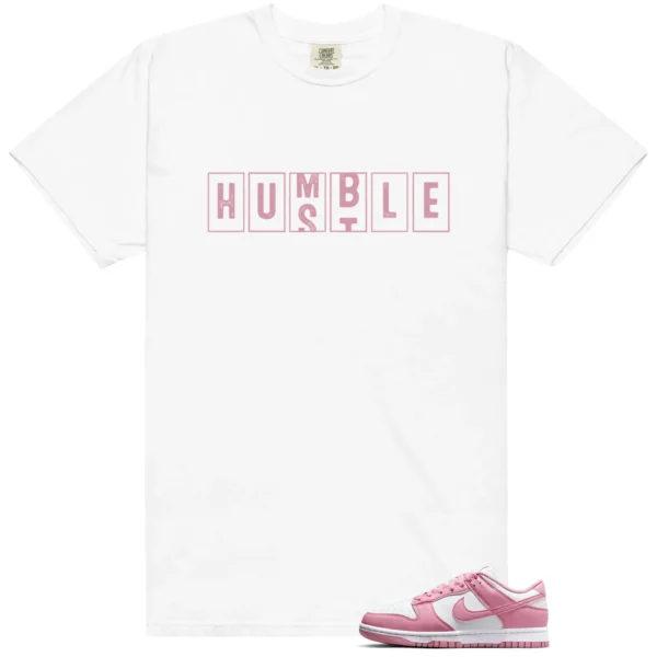 Dunk Low Next Nature Elemental Pink Hustle Humble Shirt